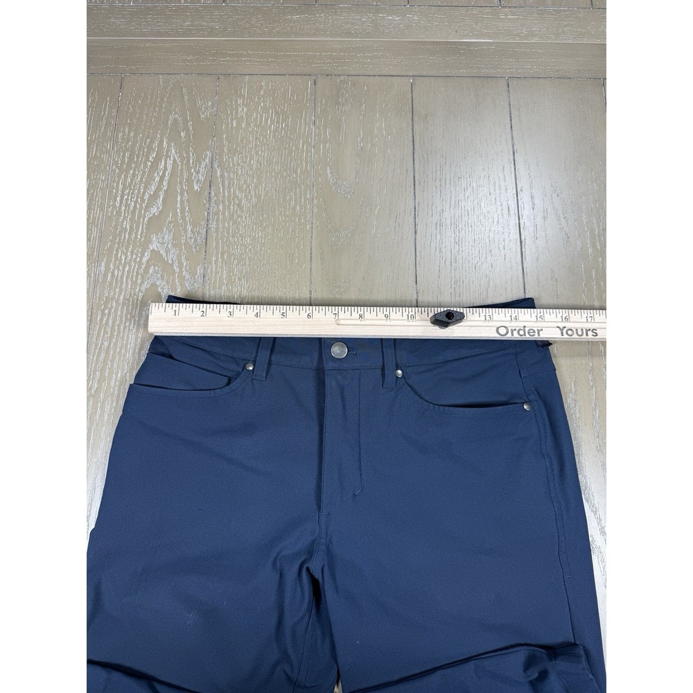 Lululemon Pants Mens 28 Navy ABC Slim Warpstream Stretch Travel Casual - Picture 13 of 16